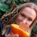 Free marble heart for every Butterfly Farm visitor