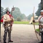 Living history event at Crich Tramway Village