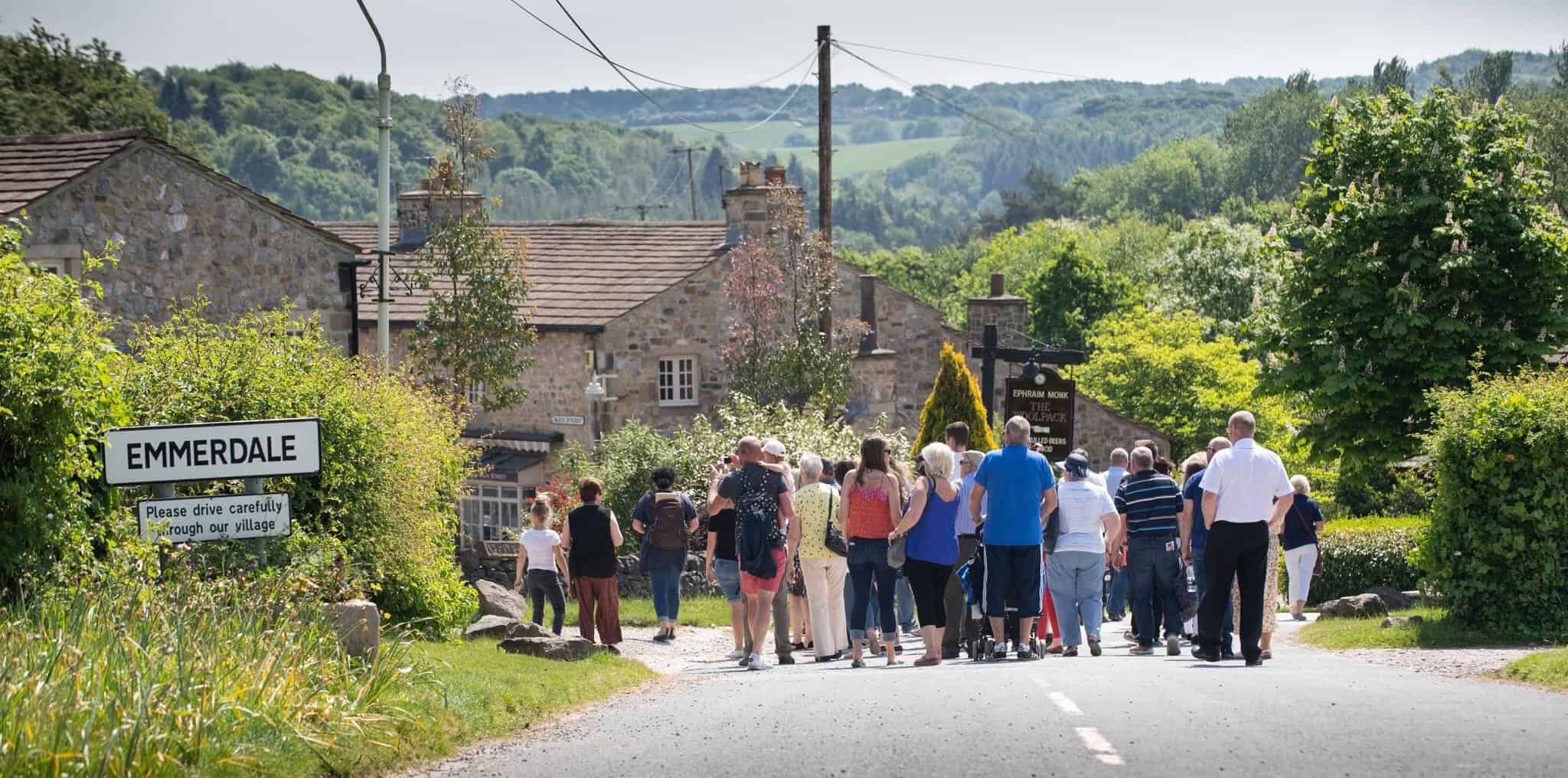 a group explore hotten road